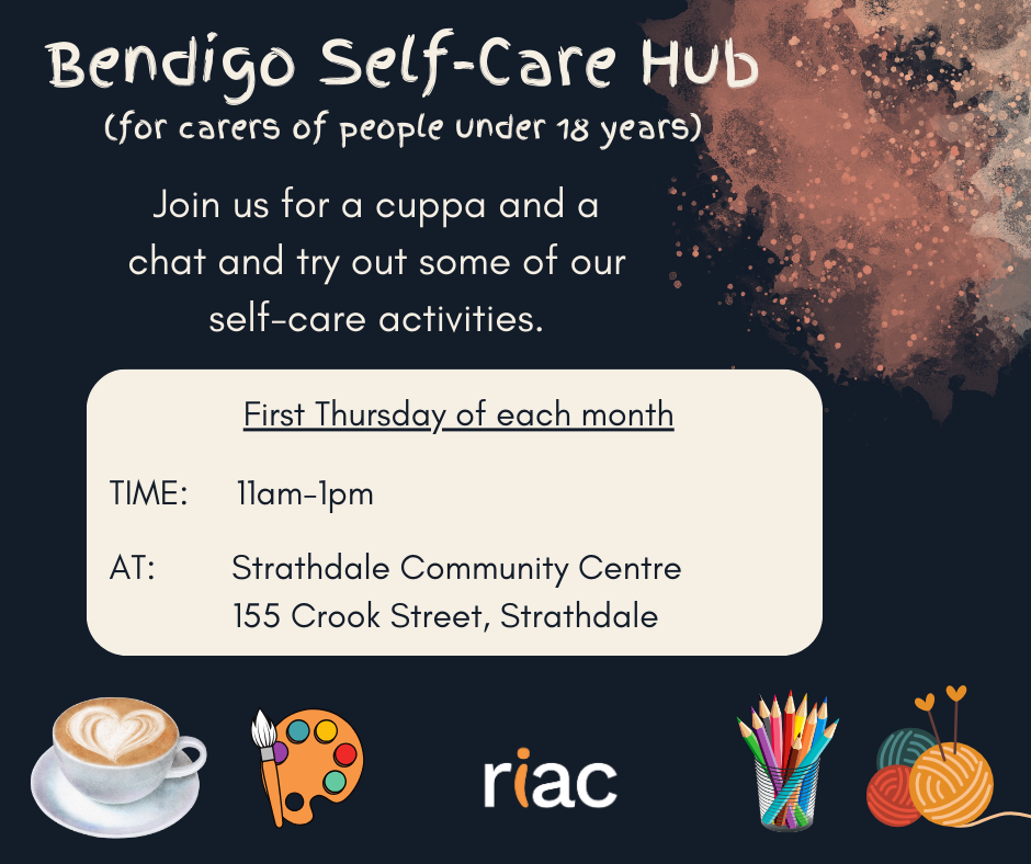 Join us for a cuppa and a chat and try out some of our self-care activities.